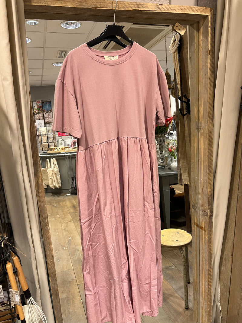 Mooie zomer jurk - Oud roze