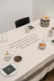Zusss Tafelkleed - Mooi gedekte tafel - 250 x 150 CM - Peper en zout