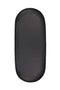 Zusss Ovalen Stylingbord Metaal - 50x20cm - Zwart