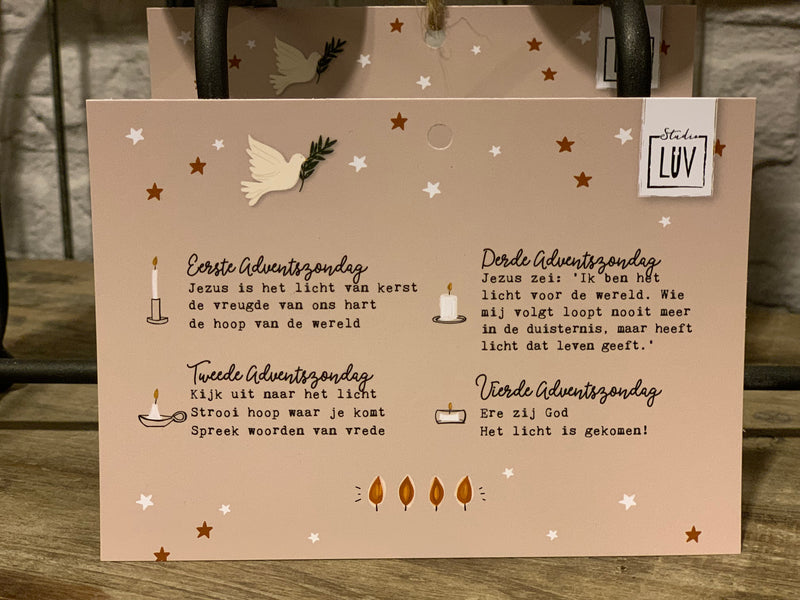 Studio LUV - Advents-kaart - Kerstkaart