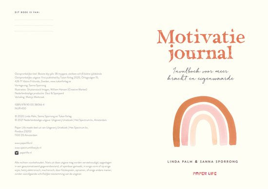 Motivatie Journal - Linda Palm & Sanne Sporrong