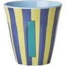 Rice by Rice - Alfabet bekers - Medium - Stripes boys
