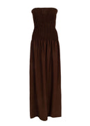 BANDEAU ZOMERJURK SOPHIE – Chocolade Bruin