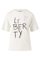 Zusss - T-shirt met liberty print - Off White
