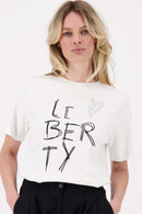 Zusss - T-shirt met liberty print - Off White