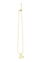 Zusss - Ketting met bloembedel - Goud
