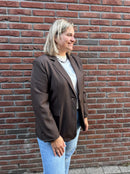 Prachtige Blazer - Chocoladebruin