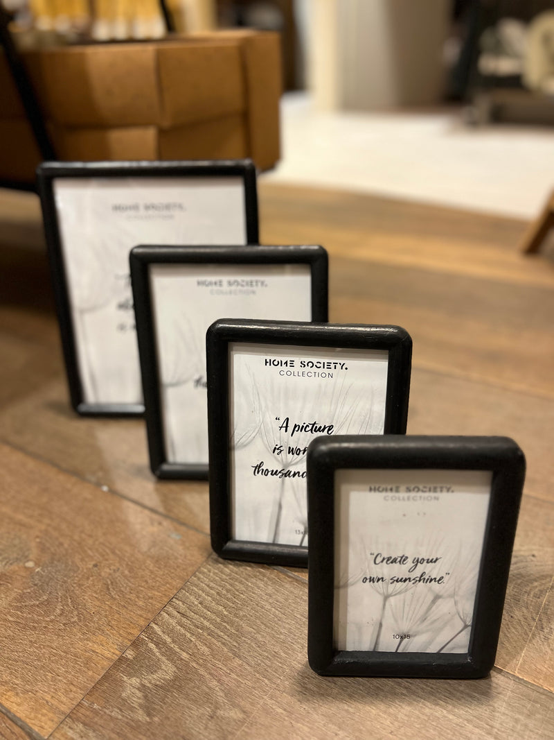 Home Society- Fotolijst - Zwart - Amelie- 10x15