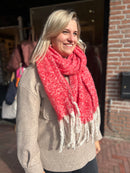 Hippe Warme Sjaal - Rood