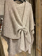 Prachtige Omslagdoek / Poncho / Vest - Beige / Zand