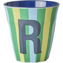 Rice by Rice - Alfabet bekers - Medium - Stripes boys