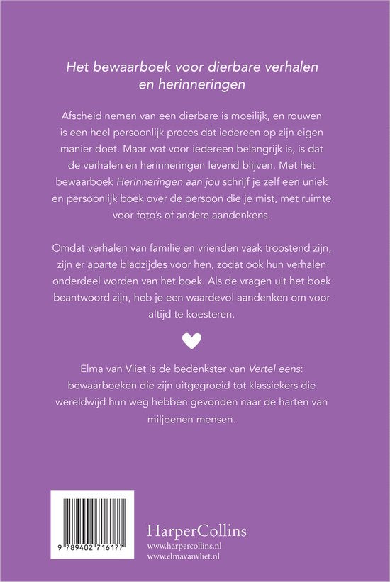 Herinneringen aan jou - Elma van Vliet