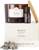 Zusss - Diffuser lava steen - liever dan lief - Off White