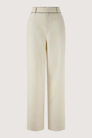 Zusss - Linnen Broek Met Tape Details - Soft Kit