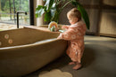 Jollein - Badjas Badstof 1-2 jaar Jacquard - Flower