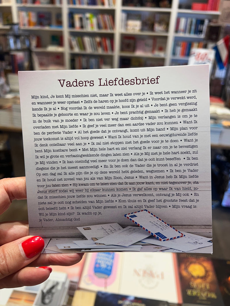 Vaders liefdesbrief - Bijbelse Interieurkaarten
