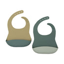 Jollein - Slab Siliconen (2pack) - Jade shades