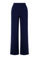 Zusss - Structuur Broek met Stretch - Summer Navy
