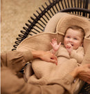 Jollein - Wikkeldeken Sherpa - Merino Wol - Naturel