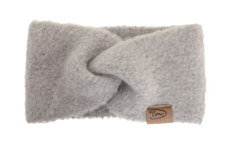 Zachte warme Hoofdband - Muis grijs
