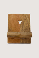 Zusss - Boekenstandaard - Hout hartje