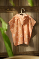 Jollein - Badponcho Badstof Jacquard - Flower