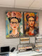 Schilderij PopArt Frida Kahlo - 70x105x5cm