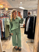 Co-ord Set - Broek & Blouse - Groen