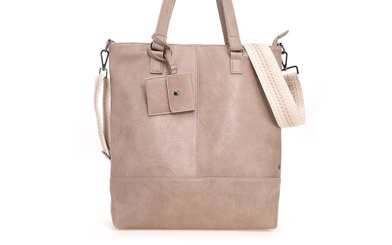 Mooie Schoudertas - Taupe