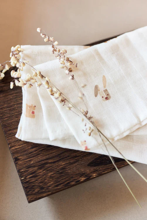 Jollein - Hydrofiele doek - 115x115 cm - 2 pack - Animal friends