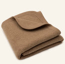 Jollein - Deken Wieg 75x100cm - Merino Wol Felted - Dark Hazel