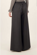 Zusss - Wijde Broek met Plooien - Iron Grey