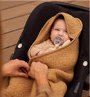 Jollein - Wikkeldeken Sherpa - Merino Wol - Dark Hazel