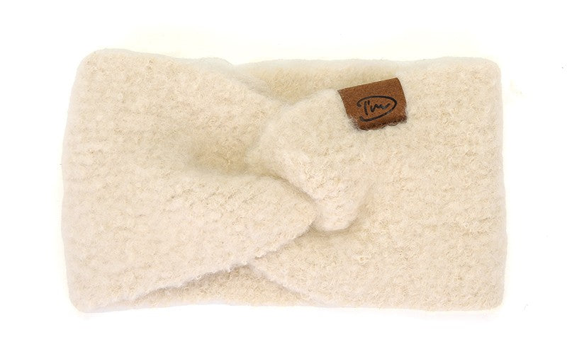 Zachte warme Hoofdband - Zand