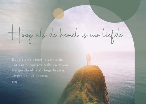 Kaart Sela songs - 7932 - Hoog als de hemel is uw Liefde