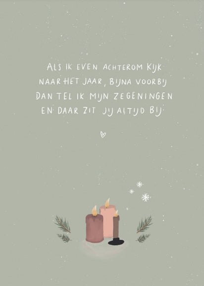 Kaart - Alette Koornneef - Als ik even achterom kijk