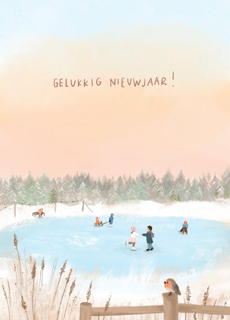 Kaart - Alette Koornneef - Gelukkig nieuwjaar