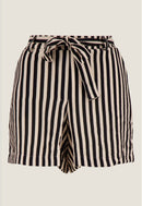 Zusss - Streep Short met Riem - Soft Kit / Zwart
