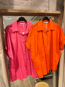 Blouse met korte mouw - Roze