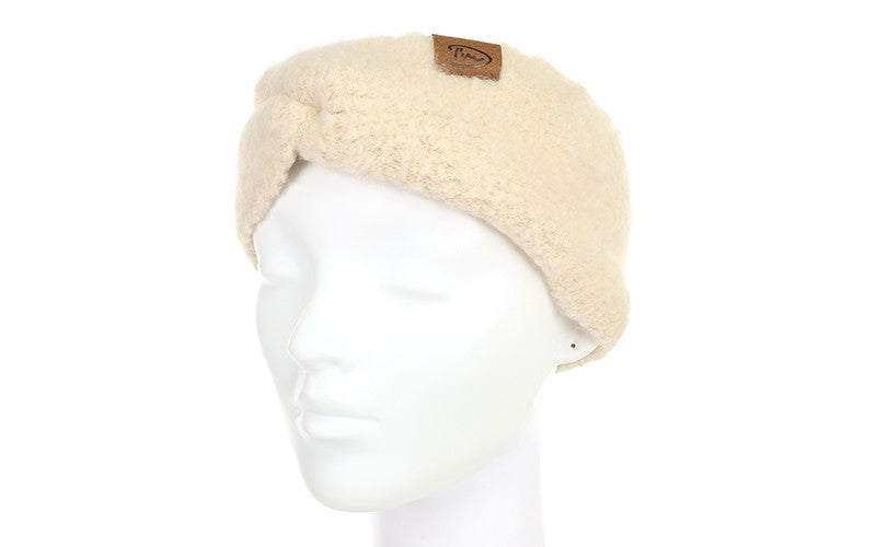Zachte warme Hoofdband - Zand