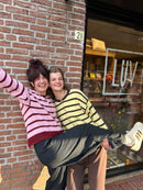 Gestreept Vestje Julia - Geel/Bruin