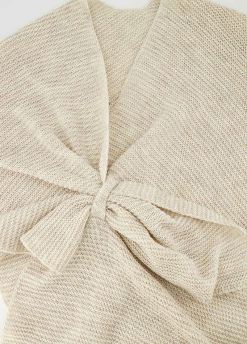 Prachtige Omslagdoek / Poncho / Vest - Beige / Zand