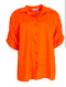 Blouse met korte mouw - Oranje