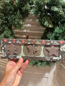 Doosje met 3 ornament wax geurhangers - Holiday - Taupe