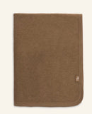 Jollein - Deken Wieg 75x100cm - Merino Wol Felted - Dark Hazel