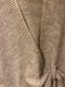 Prachtige Omslagdoek / Poncho / Vest - Beige / Zand met gouddraad