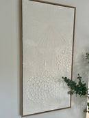 Schilderij - Abstract - wit