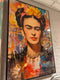 Schilderij PopArt Frida Kahlo - 70x105x5cm