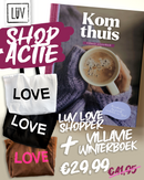 SHOP ACTIE - VILLAVIE Winterboek & LOVE Shopper - Kom thuis