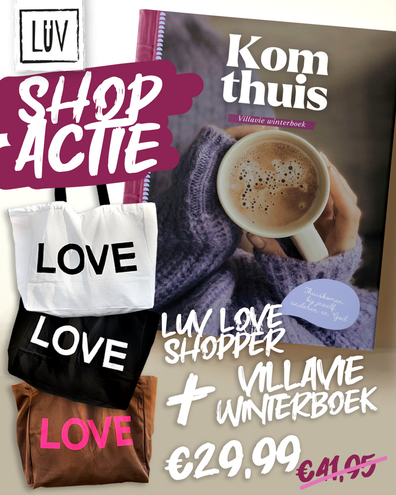 SHOP ACTIE - VILLAVIE Winterboek & LOVE Shopper - Kom thuis